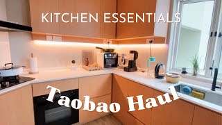 23  Kitchen Essentials Taobao Haul Part 2  If only we had a checklist for moving in [upl. by Anhcar]