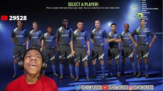 iShowSpeed Play Fifa 22 Career Mode  Full Video Funny Ending [upl. by Tidwell]