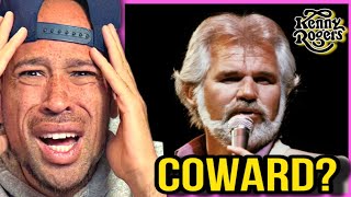 Rapper FIRST time REACTION to Kenny Rogers  Coward Of The County Im FLOORED [upl. by Dorahs]