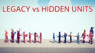 LEGACY Team vs HIDDEN UNITS Team  Totally Accurate Battle Simulator TABS [upl. by Halyk637]