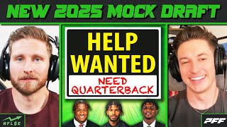 2025 MOCK DRAFT  QB Options For Browns Giants Jets  NFL Stock Exchange [upl. by Georgi]