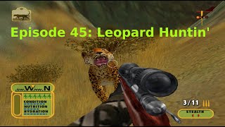 Lets Play  Cabelas Dangerous Hunts 2003 NO RED DOTS  Episode 45  Leopard Huntin [upl. by Adnoma]