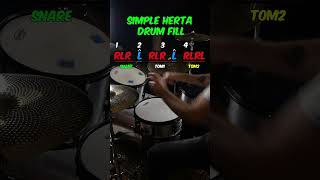 Try this Simple HERTA Drum Fill 🥁🥁 [upl. by Homere814]