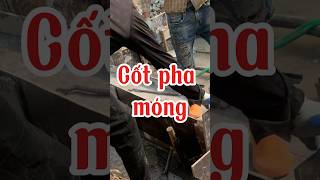 Tháo cốt pha móng xuhuong smartworkers smartworks construction shortsvideo [upl. by Sew]