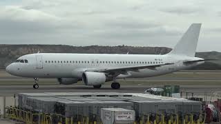 SmartLynx Airbus 320 9HSLD Taxing Madrid Barajas LEMD [upl. by Nnaed636]