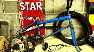 Raleigh grifter mk2  bent frame project  I attack that bend WIN OR FAIL [upl. by Assilev345]