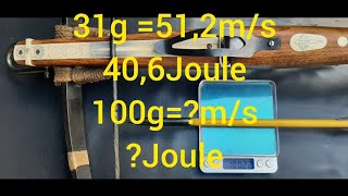 420lbs Armbrust mit 100g schwerem Pfeil [upl. by Rolecnahc]