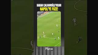 🎥🔥Hakan Çalhanoğlu’nun Napoli kalesine gönderdiği füze [upl. by Borrell]