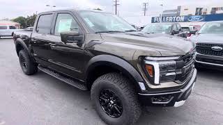 2024 Ford F150 Raptor Shelter Green Walkaround [upl. by Reich736]