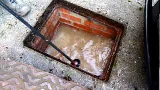 How to clear a blocked panOr drain [upl. by Arfihs763]