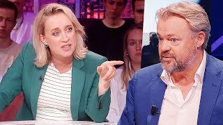 Eva Jinek kan Bert Huisjes enórm te grazen nemen ‘Schandpaal’ [upl. by Madelyn]