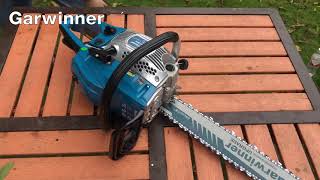 To start garwinner chainsaw [upl. by Spanos]