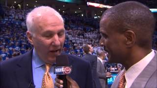 Gregg Popovich Answers Interview Question With Silence [upl. by Arraeis235]