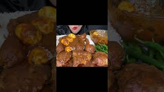 ASMR EATING SPICY CHICKEN CURRY [upl. by Tham]