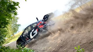 WRC Rally Poland 2024 Seb Ogier flatout tests [upl. by Baynebridge958]