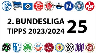 Bundesligatipps 2Liga  25Spieltag  Saison 20232024 [upl. by Iramo]