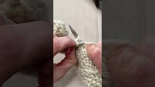 knittingforbeginners how to knit a make two purl M2P shorts knittingtutorial [upl. by Aretha]