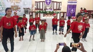 Dance Christmas  Lonceng Natal Bergema  Anak Sekolah Minggu [upl. by Yanrahs]