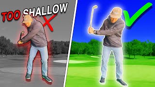 Have a Steeper Golf Swing to Compress your Irons [upl. by Lucas340]