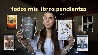 todos mis libros pendientes mi TBR física 30 libros [upl. by Low874]