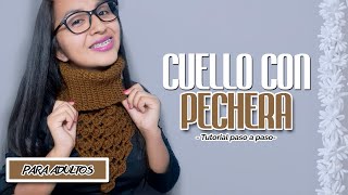 CUELLOS TEJIDOS A CROCHET PARA MUJER fáciles ✅ [upl. by Leik]