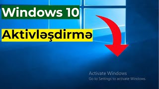 Windows 10 pulsuz və crack siz necə aktivləşdirilir [upl. by Bean]