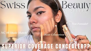 What Comparing Swiss Beauty Select Concealer with OG Swiss Beauty Concealer Swatches amp Review [upl. by Michaeu388]