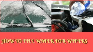 ALTO 800 VXI OP HOW TO FILL WATER FOR WIPERS [upl. by Laersi]