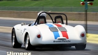 BRUMOS PORSCHE BECK 550 SPYDER RUNS 15769735 TEST RUN AT BYRON [upl. by Ailerua]