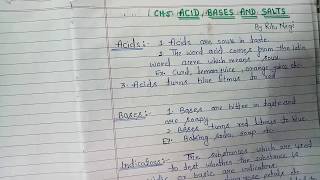 NCERT Science Class 7 Ch5 Acid Bases and salts Practical [upl. by Finegan]