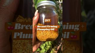 FIRMING AND PLUMPING OIL youtubeshorts recipe shorts fenugreek diy homemade homeremedies [upl. by Elleral]