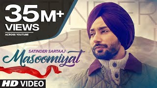 Satinder Sartaaj Masoomiyat Full Song  Beat Minister  Latest Punjabi Songs 2017  TSeries [upl. by Orenid]