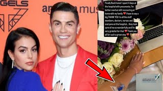 Cristiano Ronaldos Girlfriend Georgina Rodriguez Hospitalized with Pneumonia [upl. by Olnee]