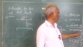 S Parameters  series and shunt elements  Microwave Engineering [upl. by Atsillak]