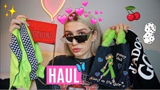 ☆ COLLECTIVE HAUL  THRIFTED MOSCHINO DEPOP GCDS ALIEXPRESS ☆ [upl. by Tish]