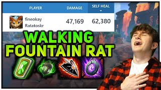 60000 Self Healing Record Walking Fountain Ratatoskr Build [upl. by Dammahom97]