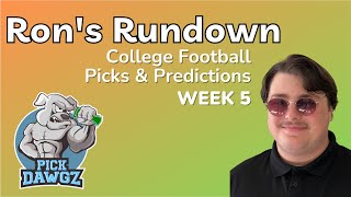 College Football Picks amp Predictions Week 5  93023  Rons Rundown [upl. by Caron]