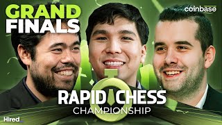 GRAND FINALS DAY Who Will Win 650K Rapid Chess Championship ft Hikaru Nepo So amp Andreikin [upl. by Nevak]