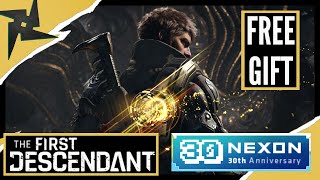 FREE GIFTS  Nexon 30th Birthday  The First Descendant  3rd Person RPG Shooter  PS5 2024 [upl. by Atnuahs442]