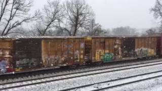 CSX train at Lorton Station VA [upl. by Salvay]