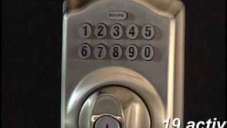 How To Program Your Schlage BE365 Keypad Deadbolt [upl. by Hsihsa]