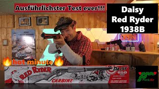 PlinkAir  Daisy Red Ryder 1938B Review ausführlichster Test ever hot minute Luftgewehr airgun [upl. by Atinehs]