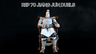 For Honor  Rep 70 Jiang Jun Duels [upl. by Schroeder409]