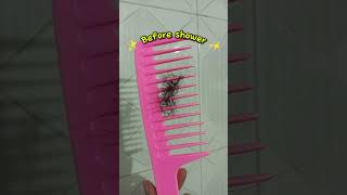 How much Hair I lost in shower  hair haircare hairloss hairlossproblems hairlosstips [upl. by Lucinda801]