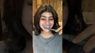 Colgate purple toothpaste review teethwhitening beauty makeup teeth smile makeup [upl. by Phyllida382]