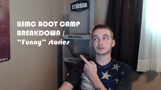 USMC BOOT CAMP Brief BREAKDOWNFUNNY STORIES [upl. by Eruza]