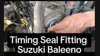 timing seal oil leak carrepairexpert automobile [upl. by Engvall738]