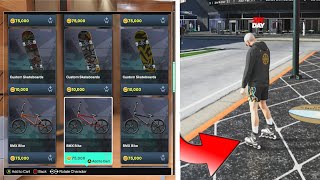 NBA 2K25 How to Get BMXs Skateboards and Inline Skates [upl. by Neeron]