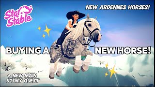 Sso NEW Update BUYING A NEW ARDENNES HORSE amp MORE In Star Stable😱  Star Stable sso starstable [upl. by Sirap]