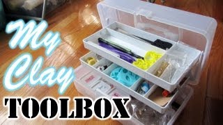 My Clay Toolbox IRIS Hobby Case [upl. by Ahsauqram]